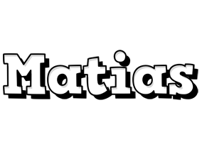 Matias snowing logo
