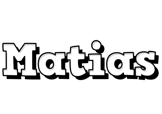 Matias snowing logo