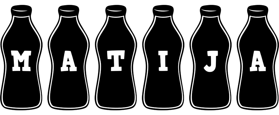 Matija bottle logo