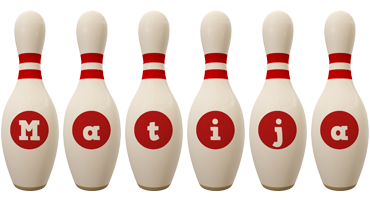 Matija bowling-pin logo