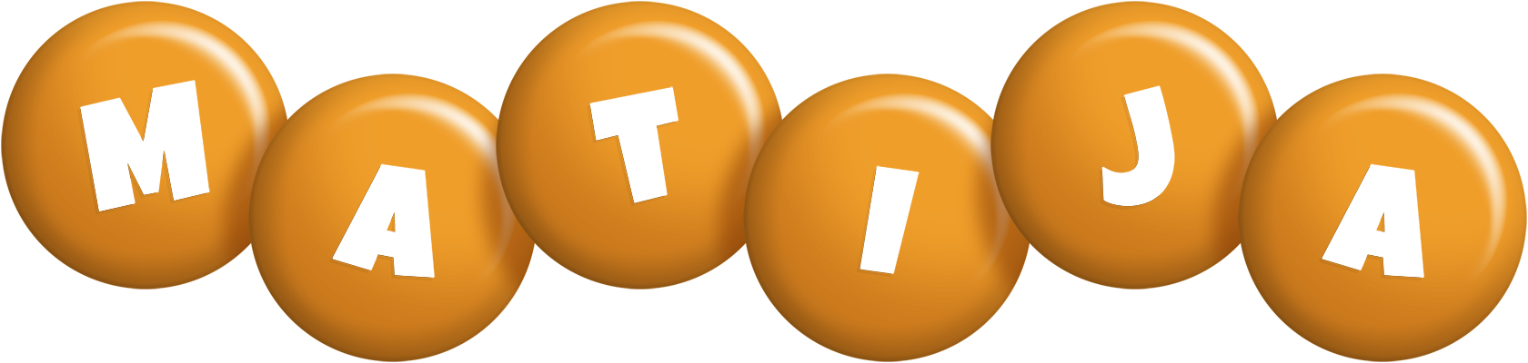 Matija candy-orange logo