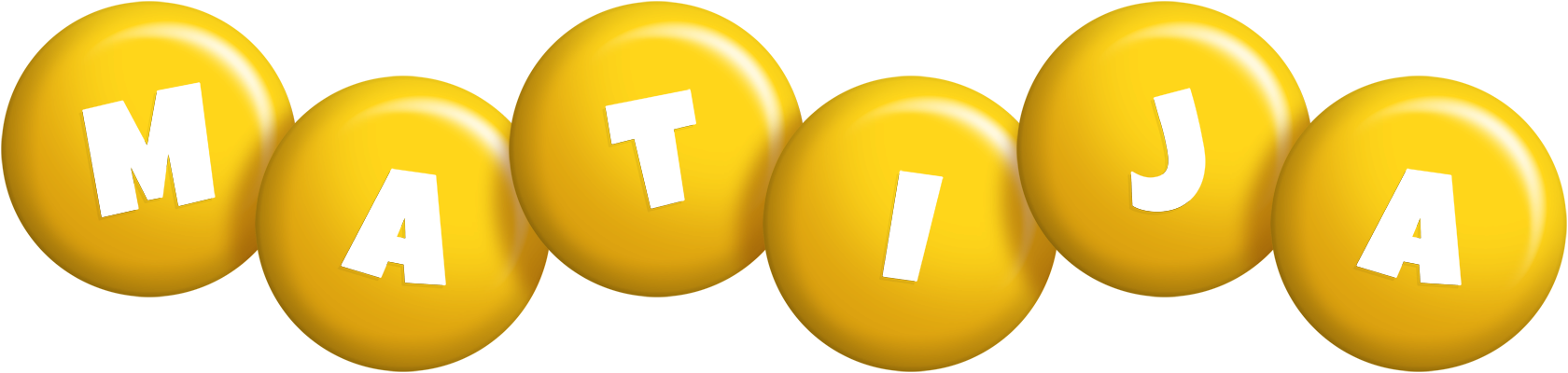 Matija candy-yellow logo