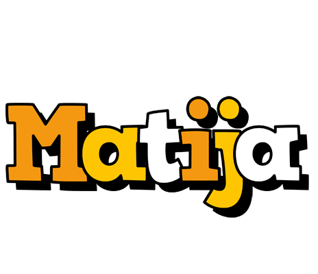 Matija cartoon logo