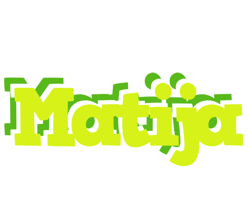 Matija citrus logo