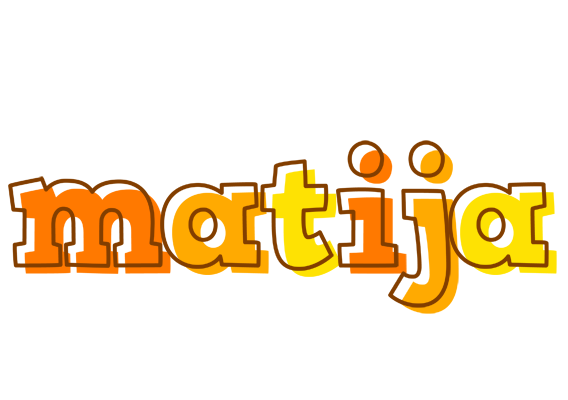 Matija desert logo