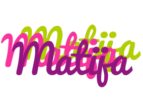 Matija flowers logo