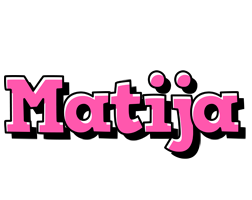 Matija girlish logo