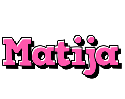 Matija girlish logo