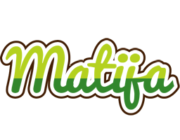 Matija golfing logo