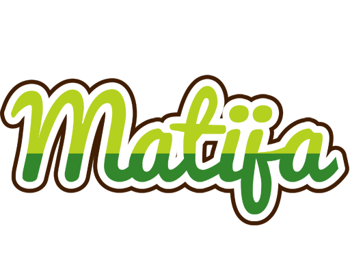 Matija golfing logo