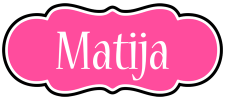 Matija invitation logo