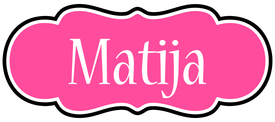 Matija invitation logo