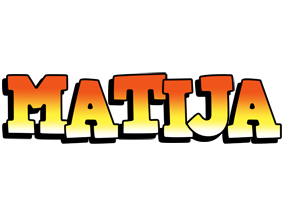 Matija sunset logo