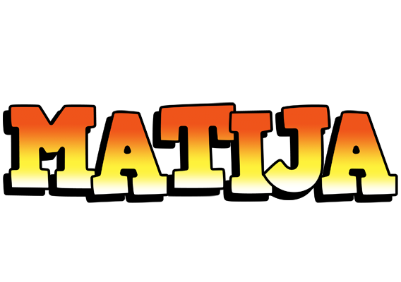 Matija sunset logo
