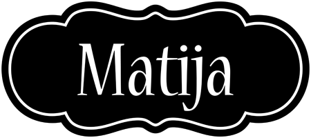 Matija welcome logo