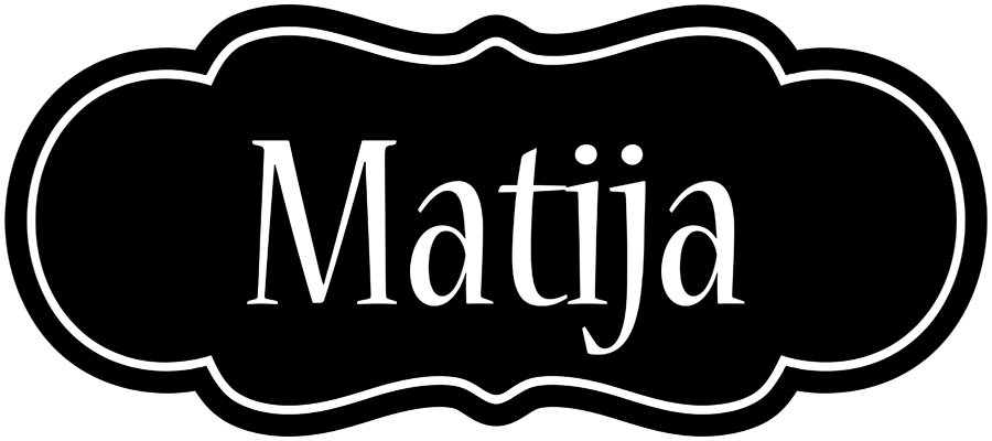 Matija welcome logo