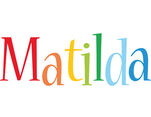 Matilda birthday logo