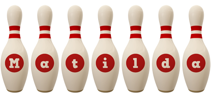 Matilda bowling-pin logo
