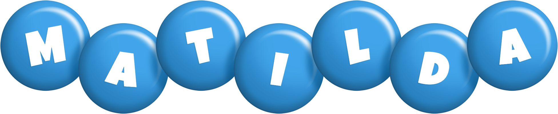 Matilda candy-blue logo