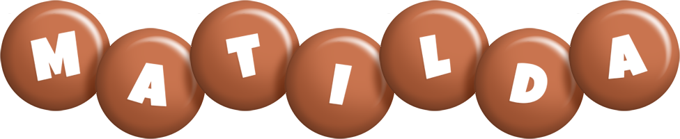 Matilda candy-brown logo