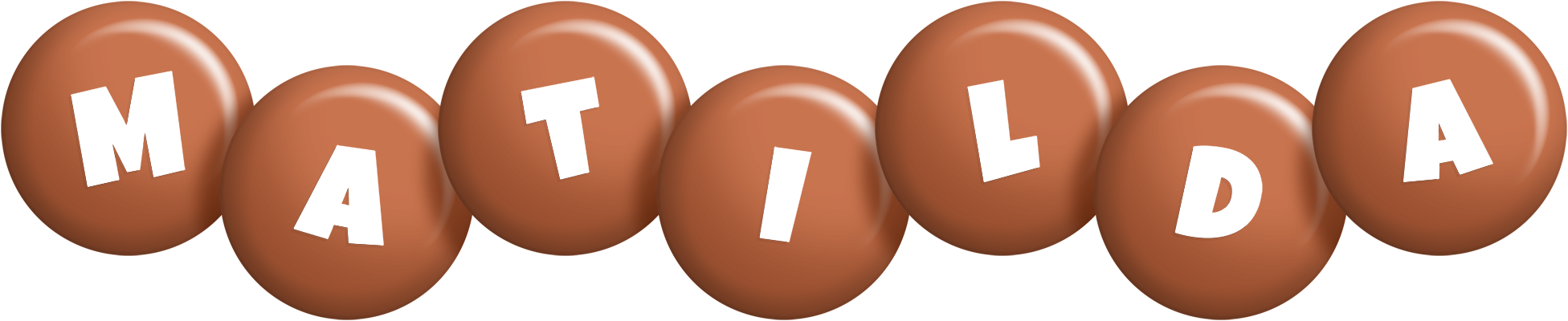 Matilda candy-brown logo