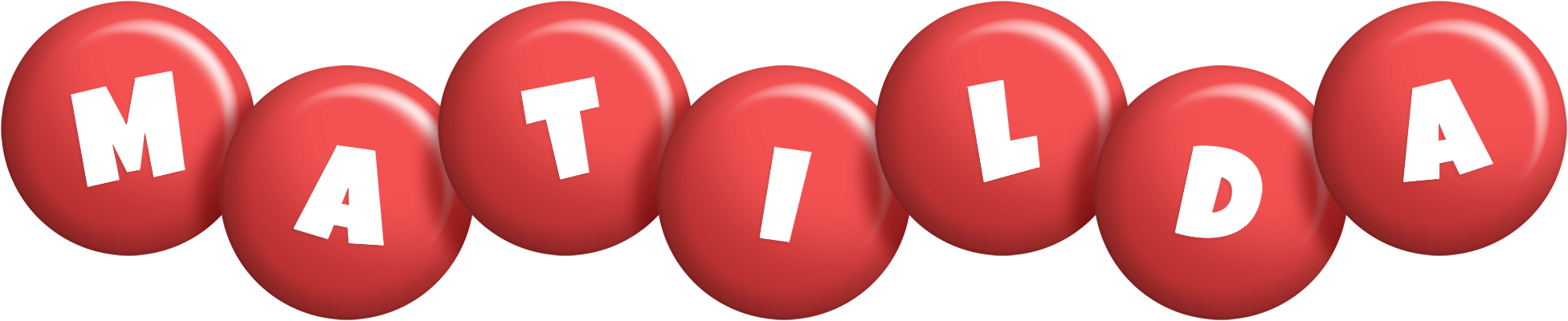 Matilda candy-red logo