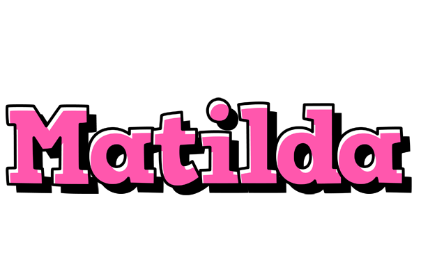 Matilda girlish logo