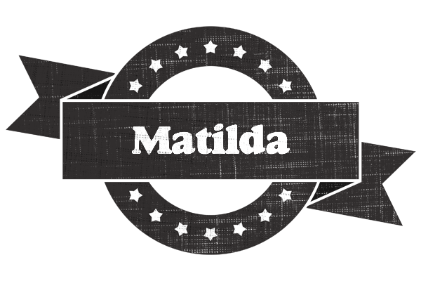 Matilda grunge logo