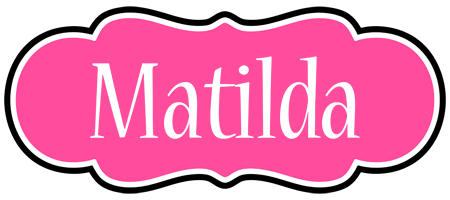 Matilda invitation logo