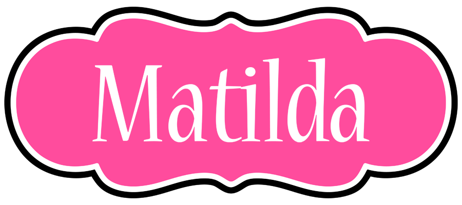 Matilda invitation logo
