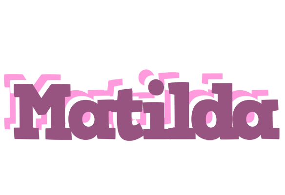 Matilda relaxing logo