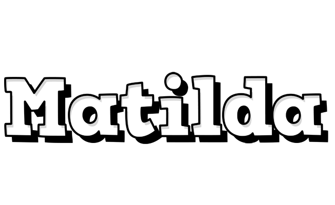 Matilda snowing logo