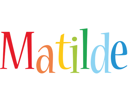 Matilde birthday logo