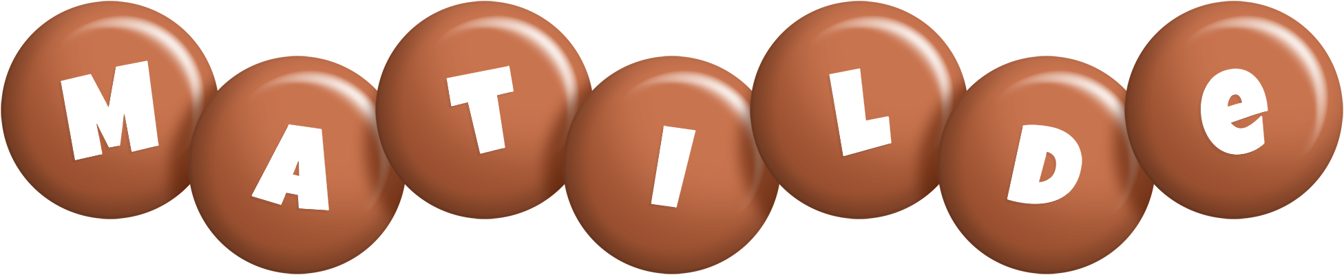 Matilde candy-brown logo