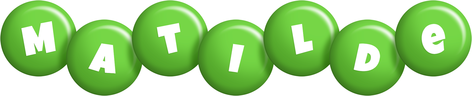 Matilde candy-green logo