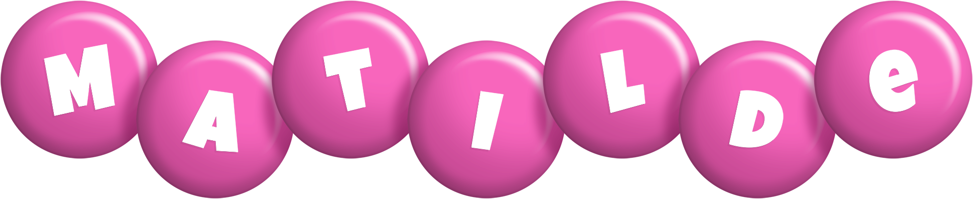 Matilde candy-pink logo