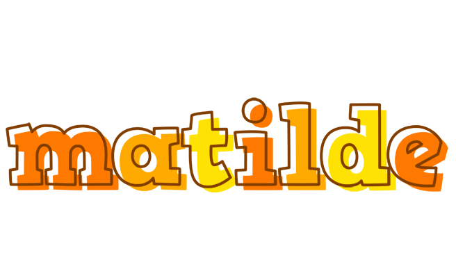 Matilde desert logo