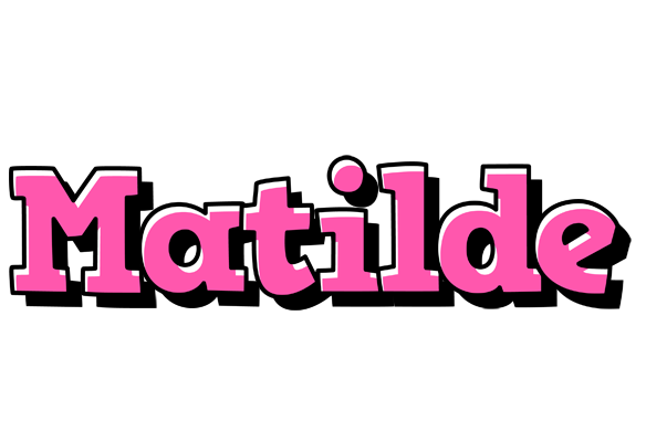 Matilde girlish logo