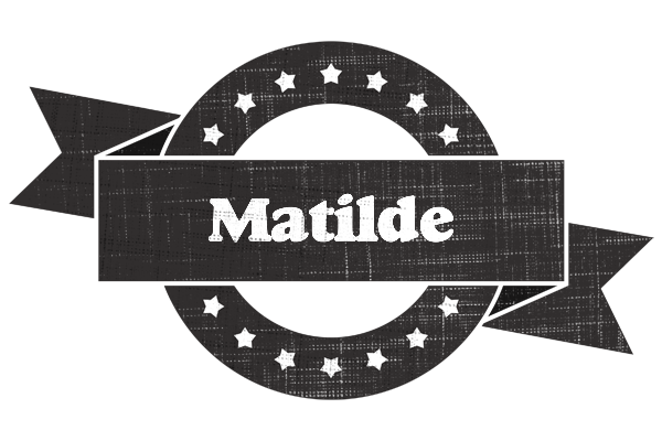 Matilde grunge logo