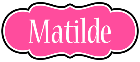 Matilde invitation logo