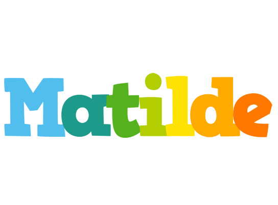 Matilde rainbows logo