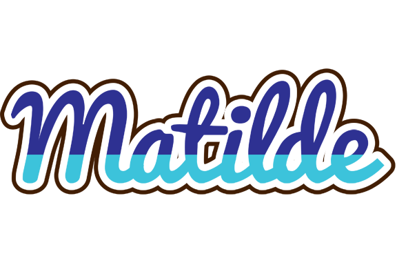 Matilde raining logo