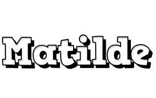 Matilde snowing logo