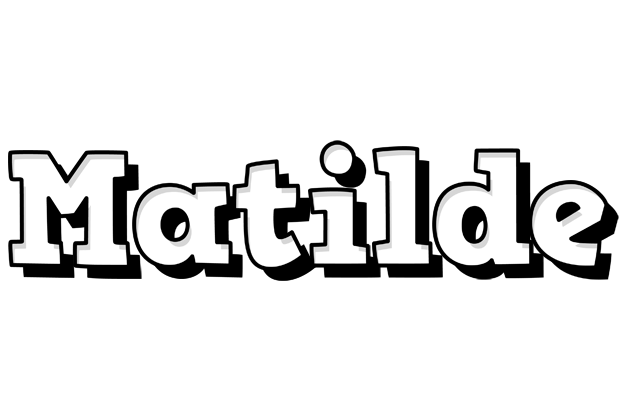 Matilde snowing logo