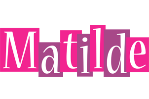 Matilde whine logo