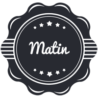 Matin badge logo