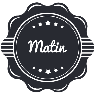 Matin badge logo