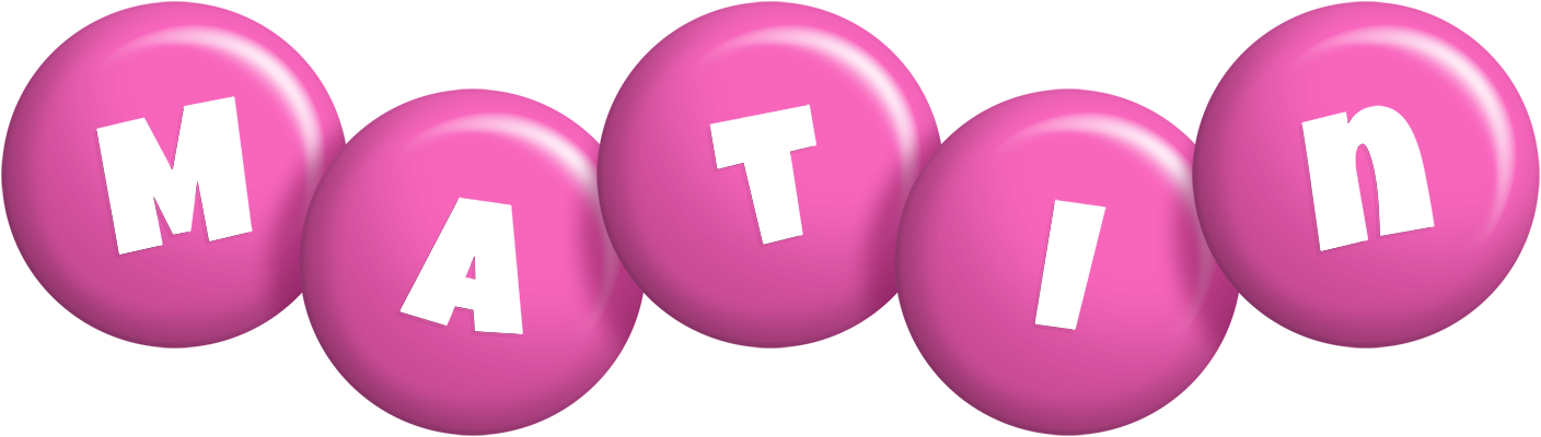 Matin candy-pink logo
