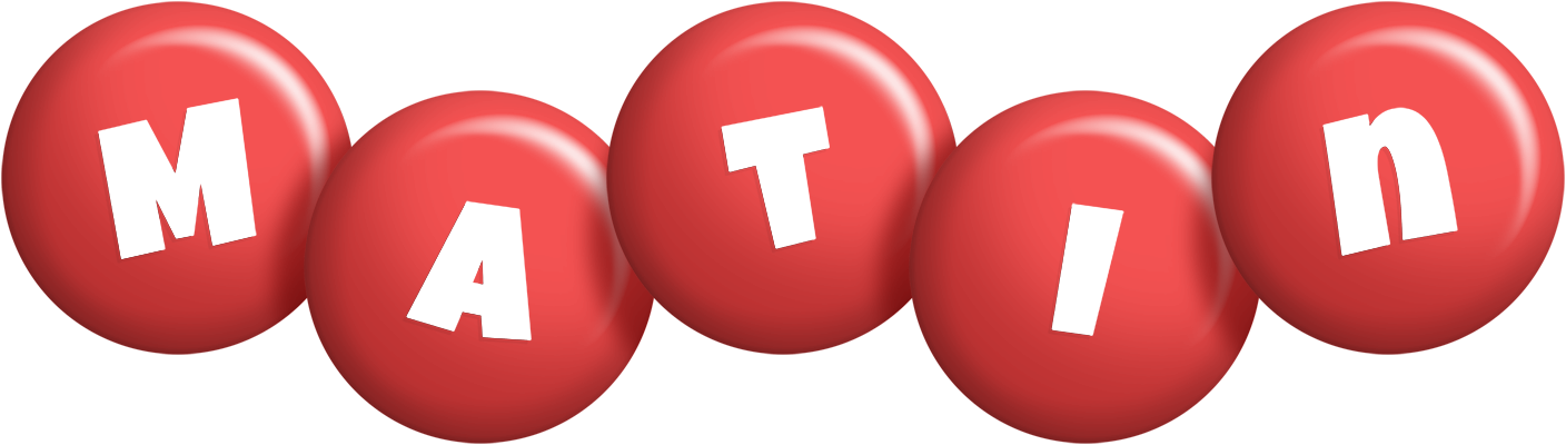 Matin candy-red logo