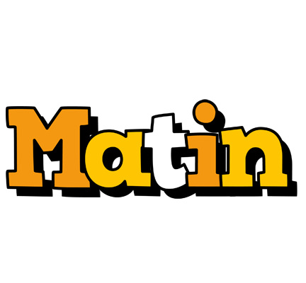 Matin cartoon logo